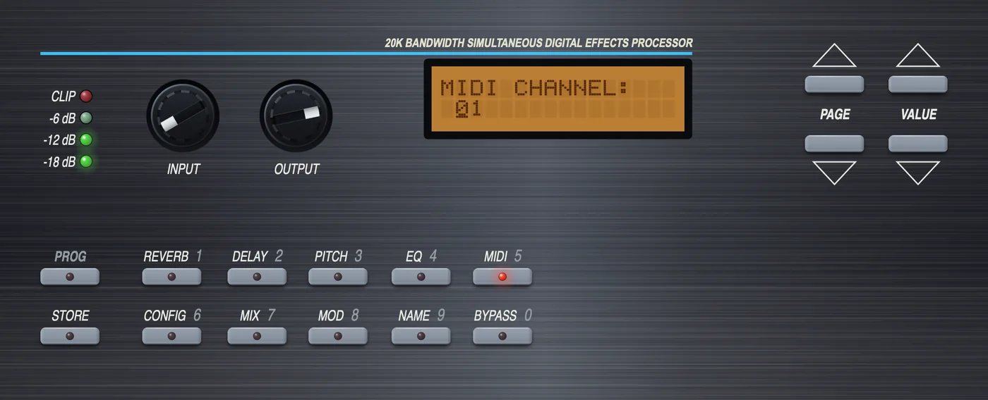 CPU Quad plugin - MIDI page, hybrid rack and parameter view